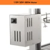 50W Rotisserie Grill With Wind Screen Roaster 51 Inch BBQ Outdoor Pig Lamb Rotisserie Roaster 132LBS/60KG Stainless Steel Charco 3