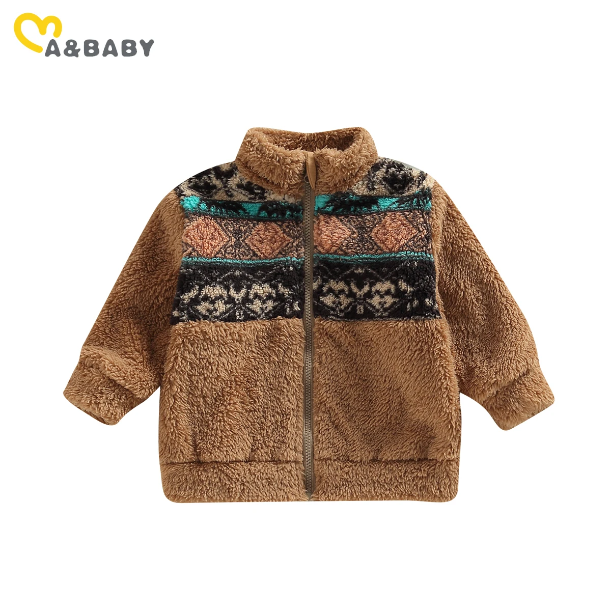 Ma&baby 3m3y Toddler Infant Kid Baby Girls Boys Coats Warm Plush