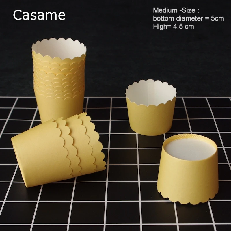 Golden Pink Dot Paper Cupcake Liner