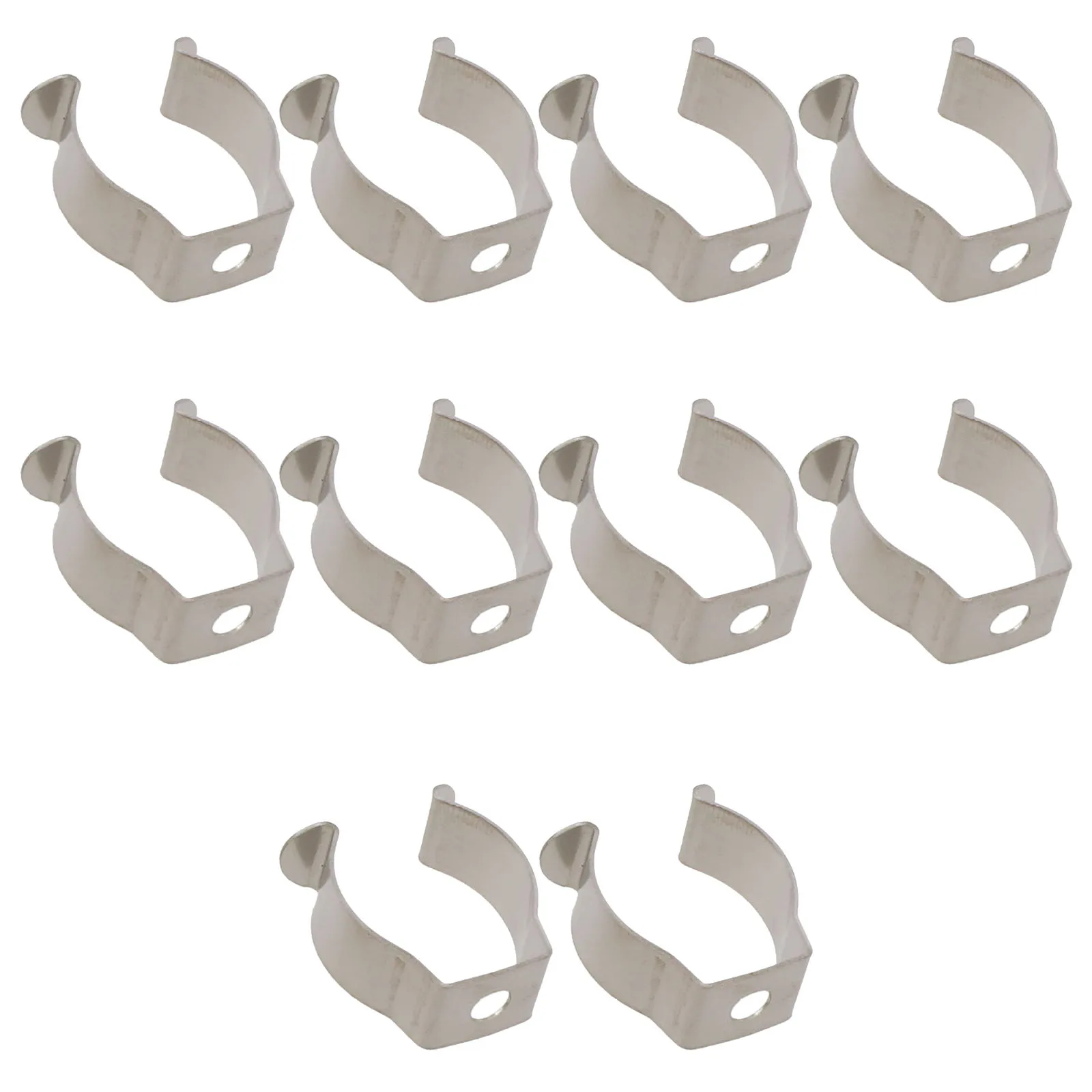 10pcs Spring Terry Clips Stainless Steel Narrow Base Tools 6mm-28mm Heavy Duty Tools Storage Hangers For Garages Sheds Hardwares