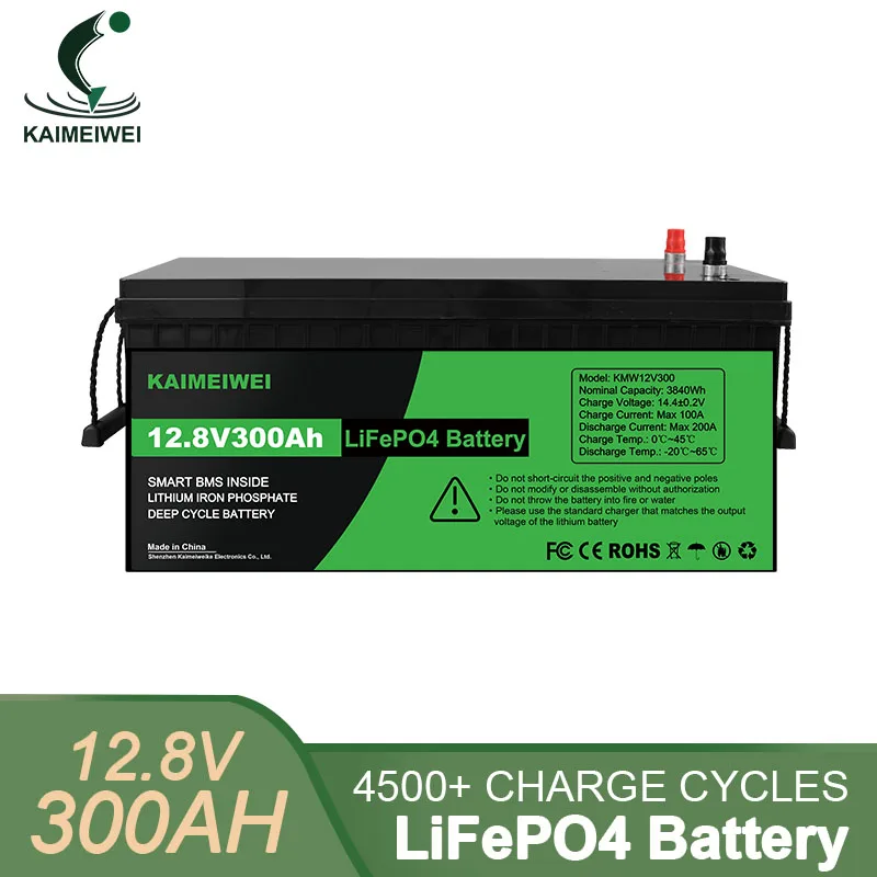 Solar Battery System Lifepo4 24v  12v Lifepo4 Battery Pack 300ah