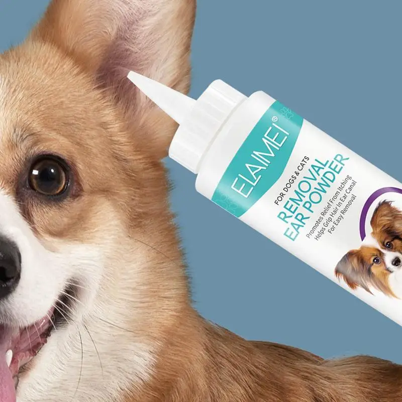 Cat & Dog Ear Cleaner - Hair Removal Ear Powder For Dogs Cats Dog Ear Treatments Painless Dog Ear Powder For Hair Removal Pet Health Care For Prone Ears Daily Clean