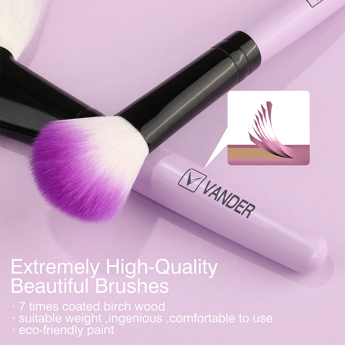 10 32PCS Makeup Brush Set Soft Fluffy Powder Foundation Contour Blush Concealer Eyeshadow Blending Highlighter Women