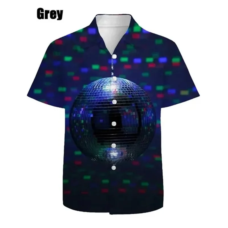 thumbnail image 1 of Nueva camiseta gráfica de iluminación de discoteca para hombre, con estampado 3D, de manga corta, para playa, personalizada, informal, de talla grande, 1 of 5