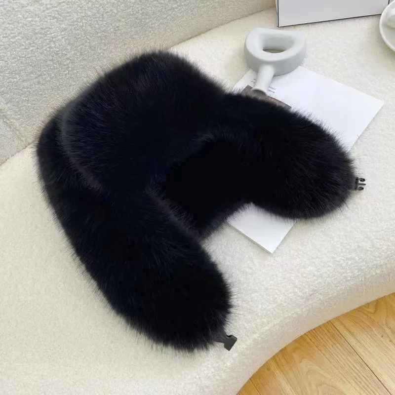 Faux Fur Bomber Hat Women Cycling Skiing Warm Earmuffs Windproof Earflap Cap Thickened Russian Caps Ear Protection Hats | winter hat,earflap hat,faux fur hat