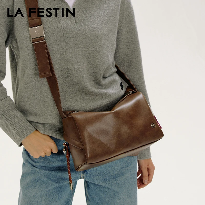 LA FESTIN Original Brand Women Fashion Shoulder Crossbody Bag High-capacity Leather Tote Bags Luxury