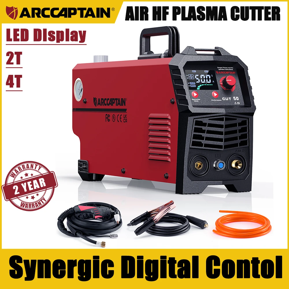 ARCCAPTAIN Plasma Cutter Air HF Plasma Cutting Machine Synergic Digtial