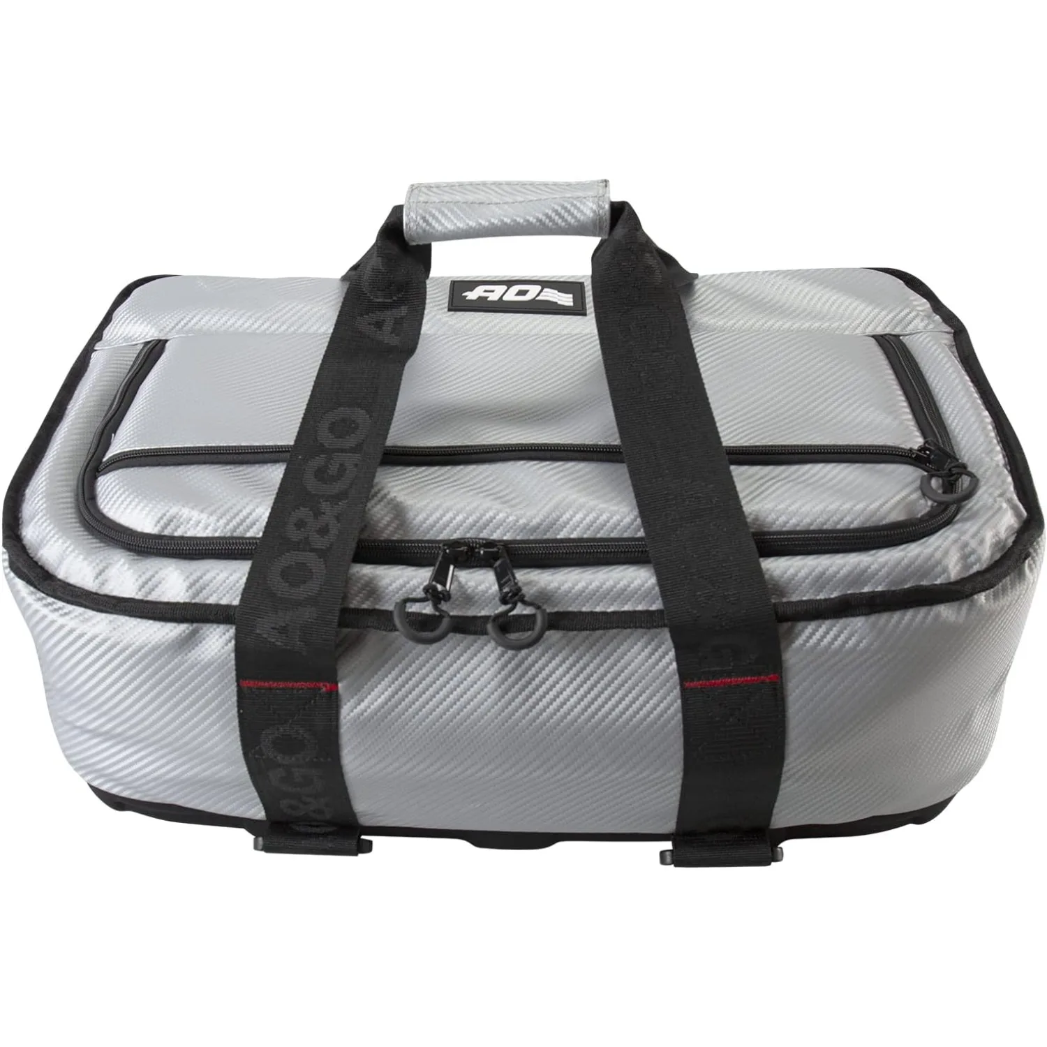 Stow N' Go Cooler, Leakproof with High-Density Insulation, Holds Ice for 24 Hours, Carbon Silver, 38 Pack