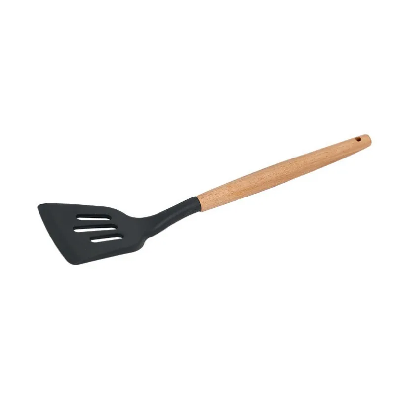 34-piece set of silicone shovel high-temperature-resistant household stir-frying shovel pot shovel kitchenware set soup spoon 4