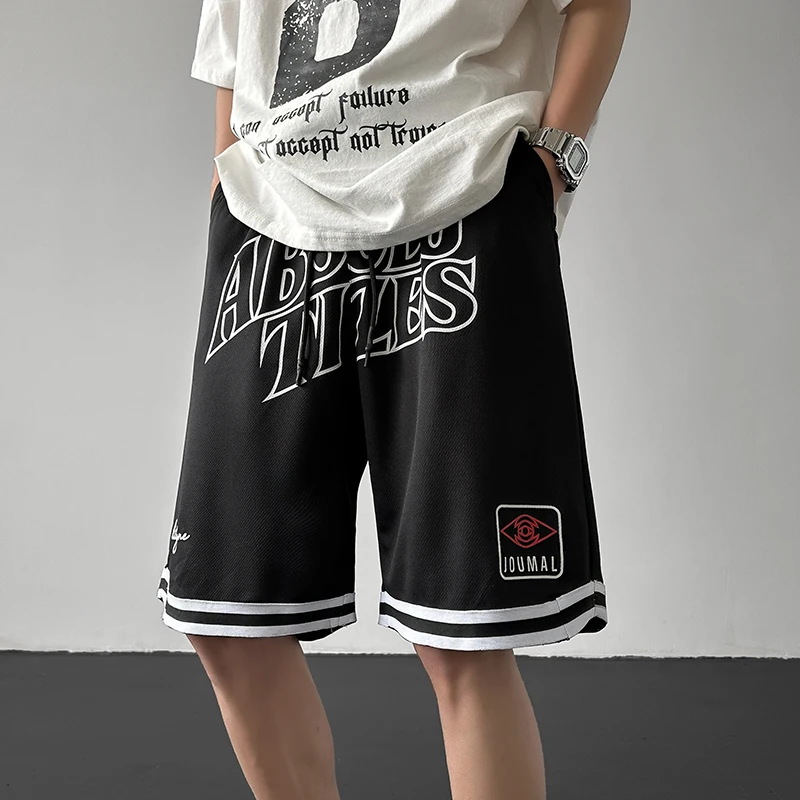 Colorful Shorts Men Fashion Streetwear Knee Length Basketball