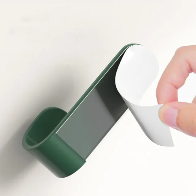 6 db Többcélú Fali Szervező Horog Mögött Ajtó Kulcstartó Fogas Horgos Fürdőszoba Köpeny Törülközőtartó Állvány Konyhai Hardver Polc - Image 2