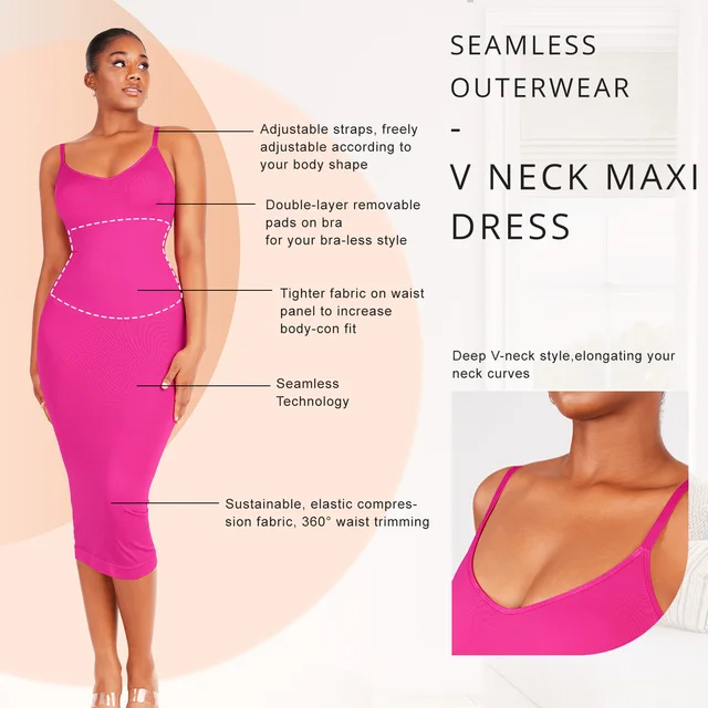 New Outwear Shapewear Dress Bodysuit Women U-Neck Fajas Colombianas Tummy  Control Seamless Waist Trainer Slimming Shapers - AliExpress