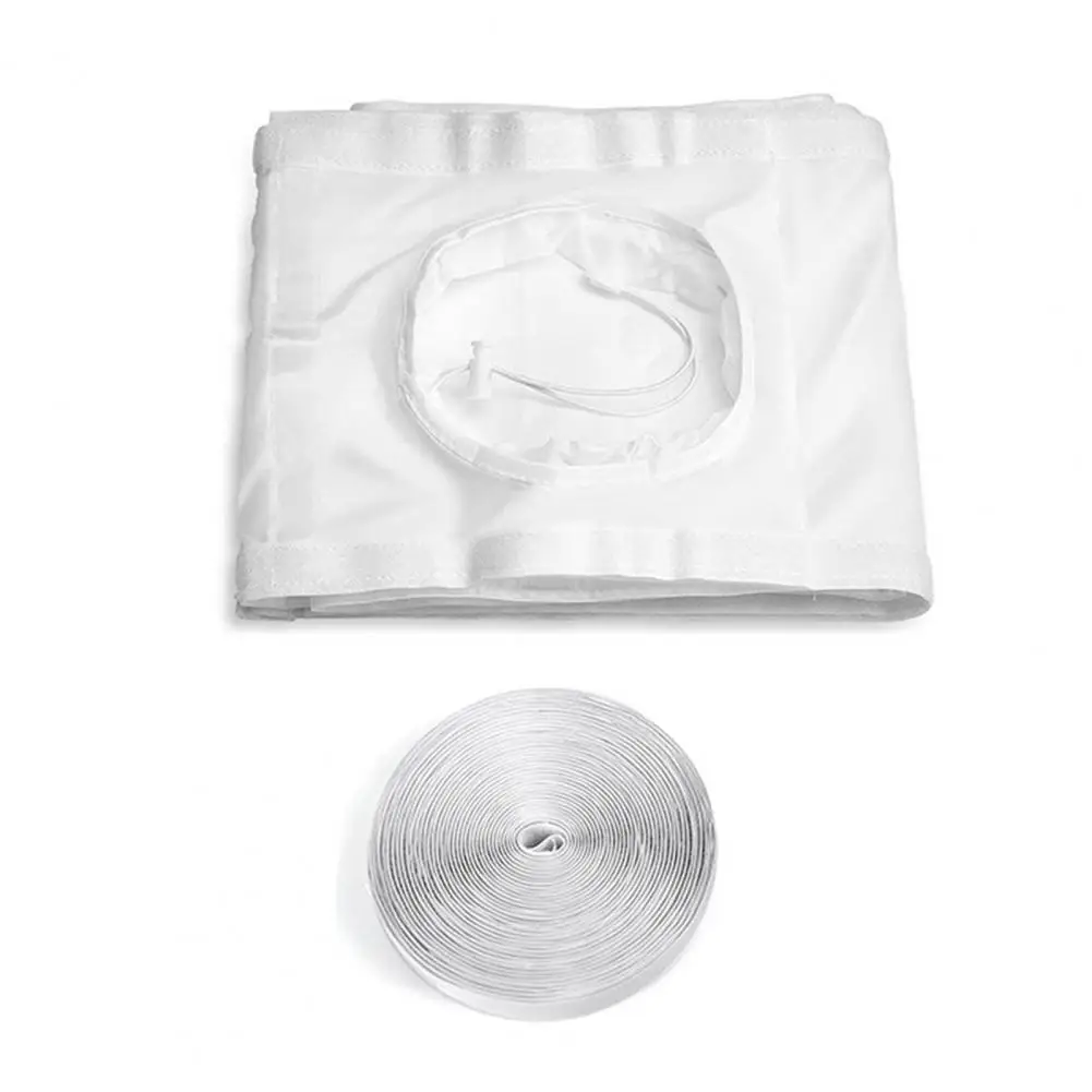 Air Conditioner Window Seal AC Casement Window Seal Kit Hot Air Stop Air Exchange Guards With Zip Tape Works With Tumble Dryer