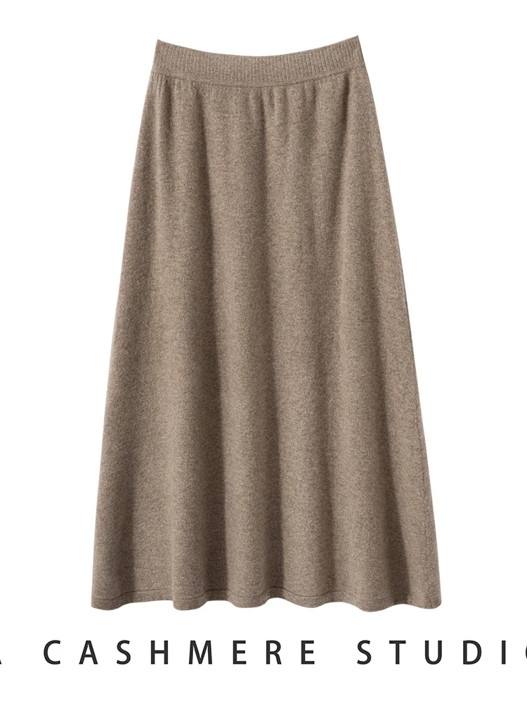 Korean Long Skirt Cashmere Detail 20