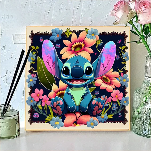 Disney 5D bricolage diamant peinture dessin animé point fleur pleine ronde perceuse Hamdmade mosaïque décoration de la maison cadeau pour les enfants 1