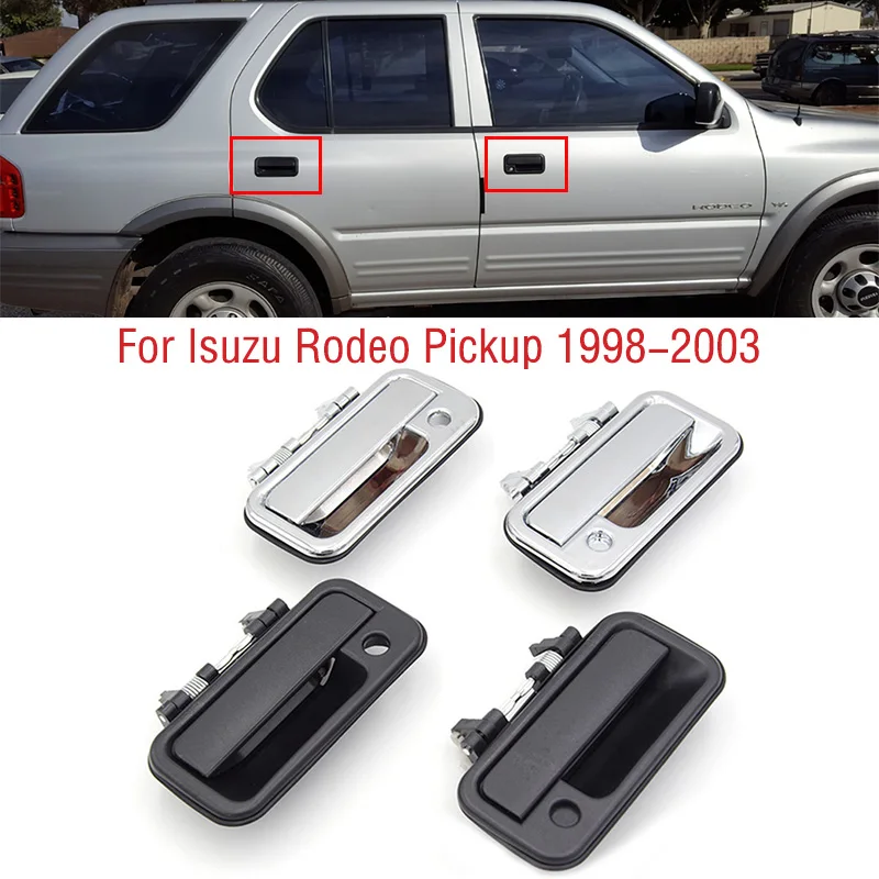 Isuzu 로데오 픽업 1998 1999 2000 2001 2002 2003 자동차 전면 후면 외부 도어 핸들, 외부 도어 핸들