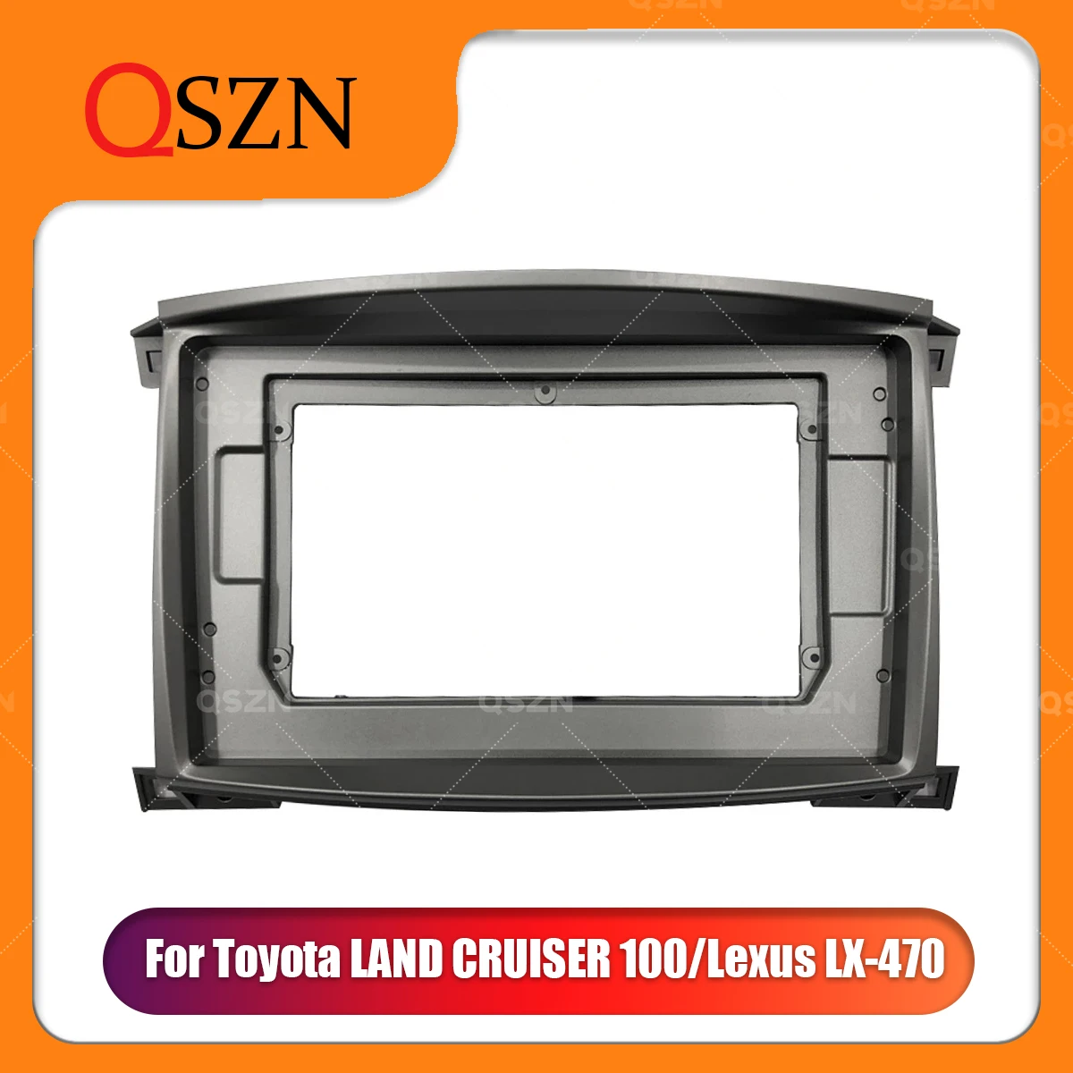 

QSZN 10.1 inch Car Radio Frame Fascia For 2003-2008 Toyota LAND CRUISER 100 Lexus LX-470 Trim Panel Mount Kit 2 Din Stereo