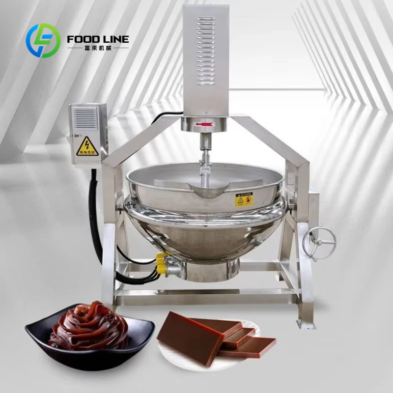 Cuve de fusion de sucre à agitation personnalisée 50-600L, en acier inoxydable, à chauffage électrique, pour la dissolution du sucre et la cuisson des pâtes 1