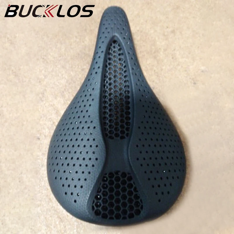 

BUCKLOS MTB Road Bicycle Seat Carbon Fiber Cushion 3D Printing Bike Saddle Ultralight Comfortable Mountain Cycle Bike Saddle