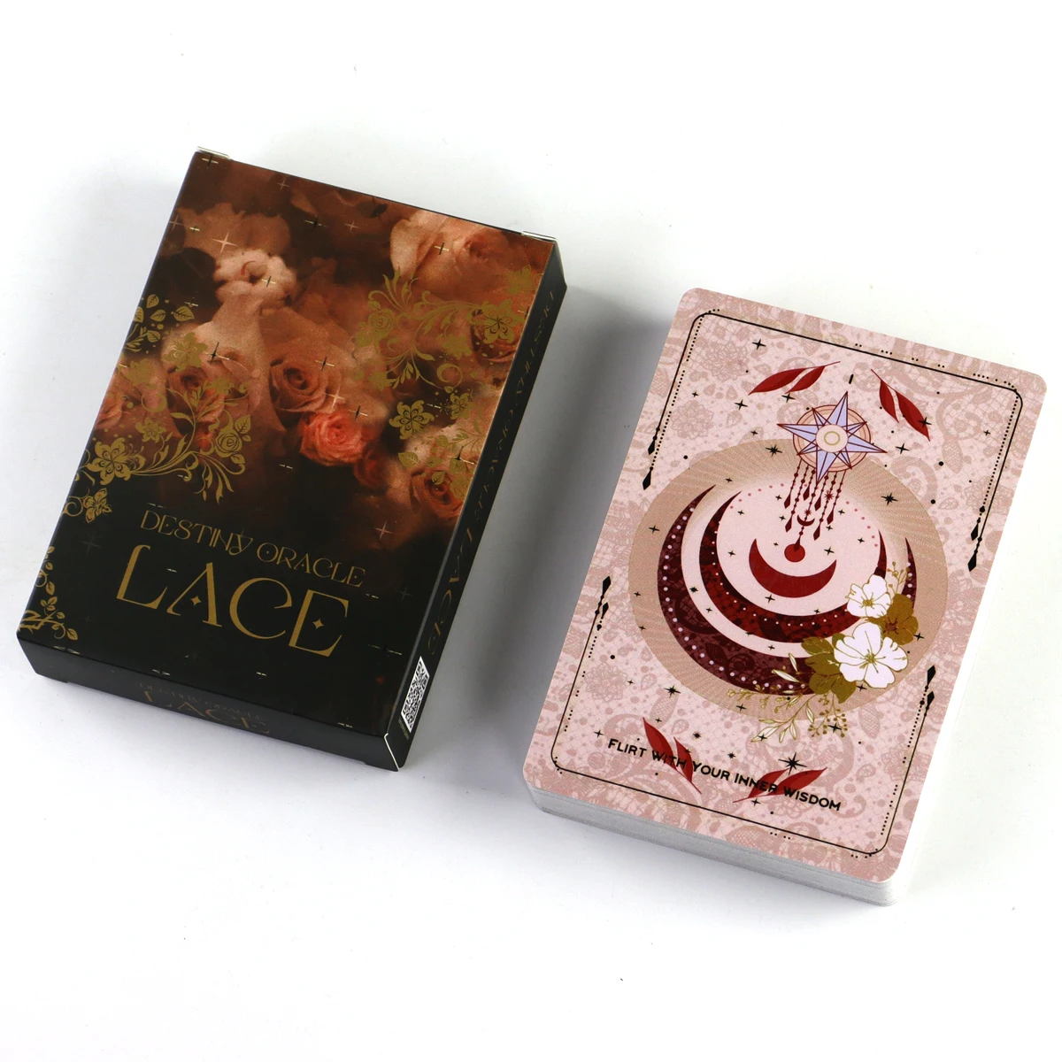 The Destiny Oracle Lace Oracle Cards For Family Party High Quality Fortune Telling Divination Tarot Cards With PDF Guidebook 4