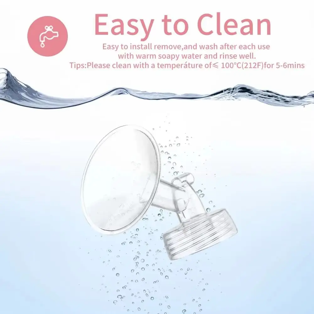 Wide Mouth Breast Pump Accessories Three Way Connector Baby Breastfeeding Accessories Professional Replacement Breastpump Parts