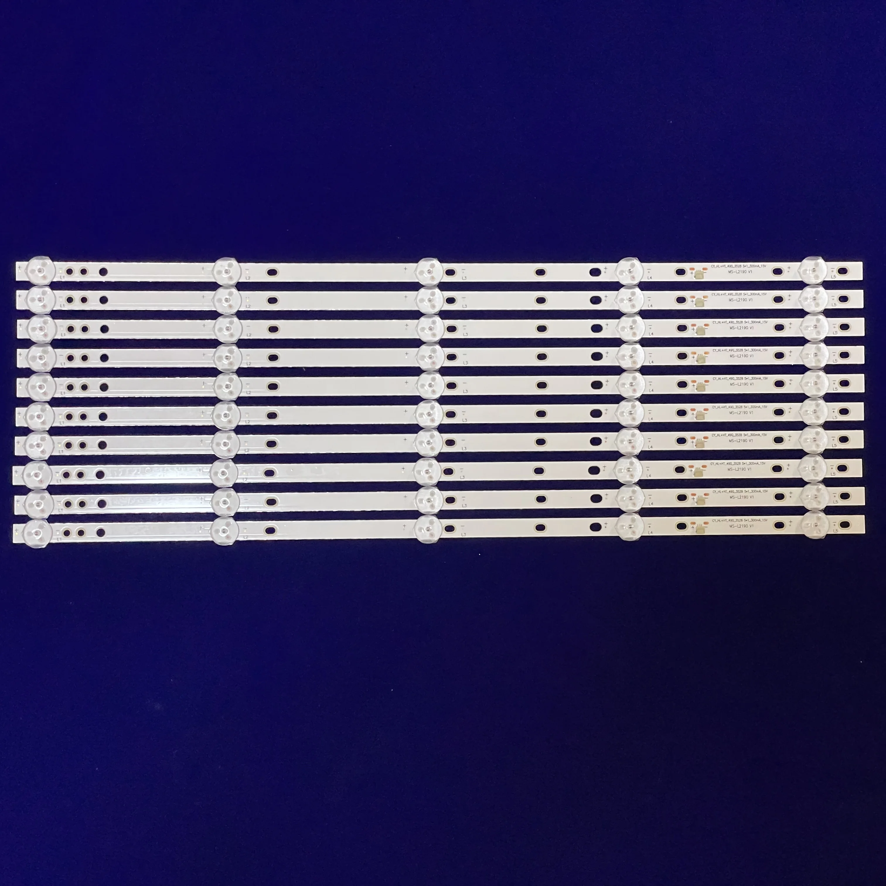 SN50LEDA88/0227 SN50LEDA10/0217 P49L31T2C PT500GT01-1-XL-3 CY_HL+HT_490_3528 5X1_300mA MS-L2190 V1용 LED 백라이트 스트립