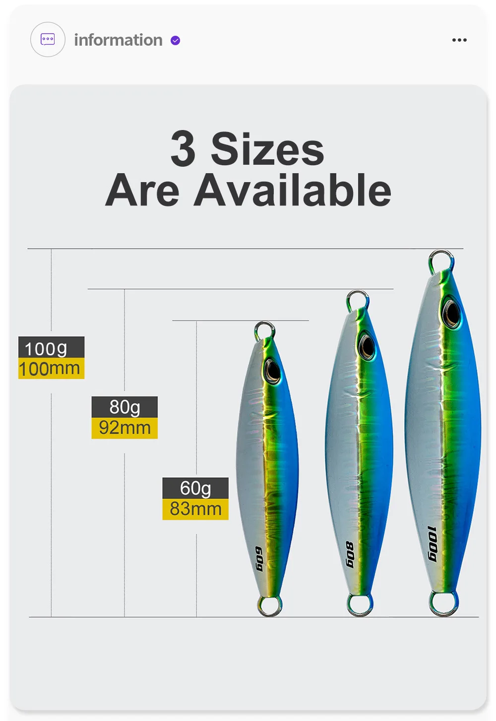CASTFUN 60g 80g 100g Koika Jig Slow Pitch Metall Jigs Salzwasser Angeln Köder Slow Fall Jigging Köder – Detail 2
