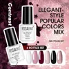ROSALIND Pink Series 6Pcs/kits Nail Gel Polish Set Trendy Shiny Bright Gel Polish Set For Salon Nail Set Need LED/UV Lamp 4