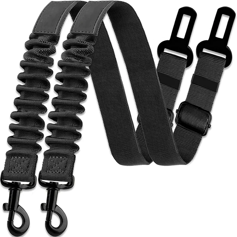 Car Seat Belt Pet Adjustable Cat Dog Car Seat Vehicle Dog Harness Lead Clip Safety Lever Traction Collars Accessoires