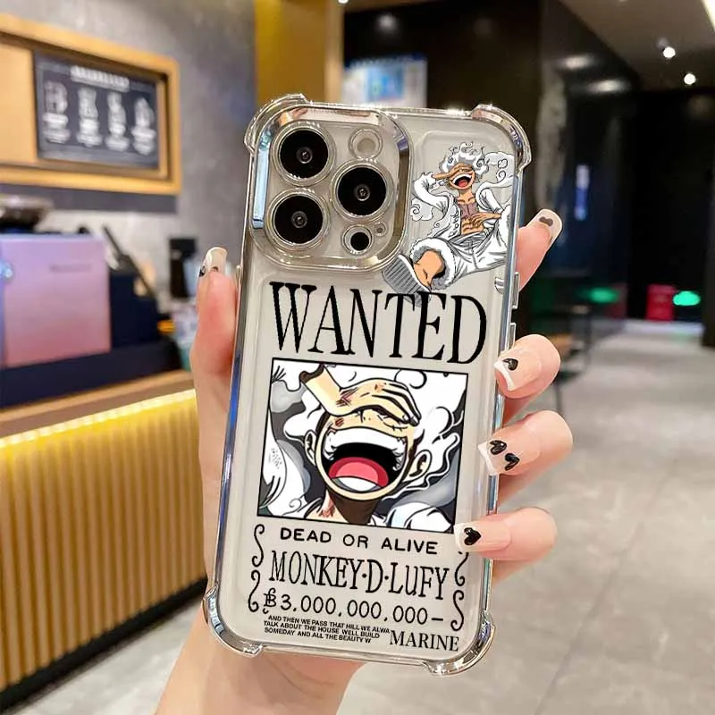 Anime O-One Pieces Plating Anti-Fall Cool Phone Case