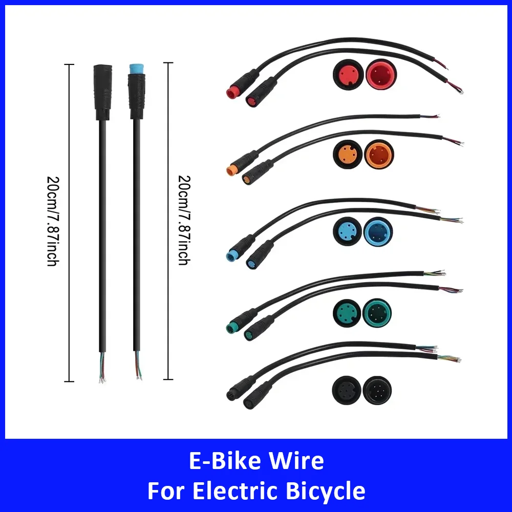 Electric Scooter & E-bike Wiring Plug - Male/Female Connector for Brake & Sensor Cables