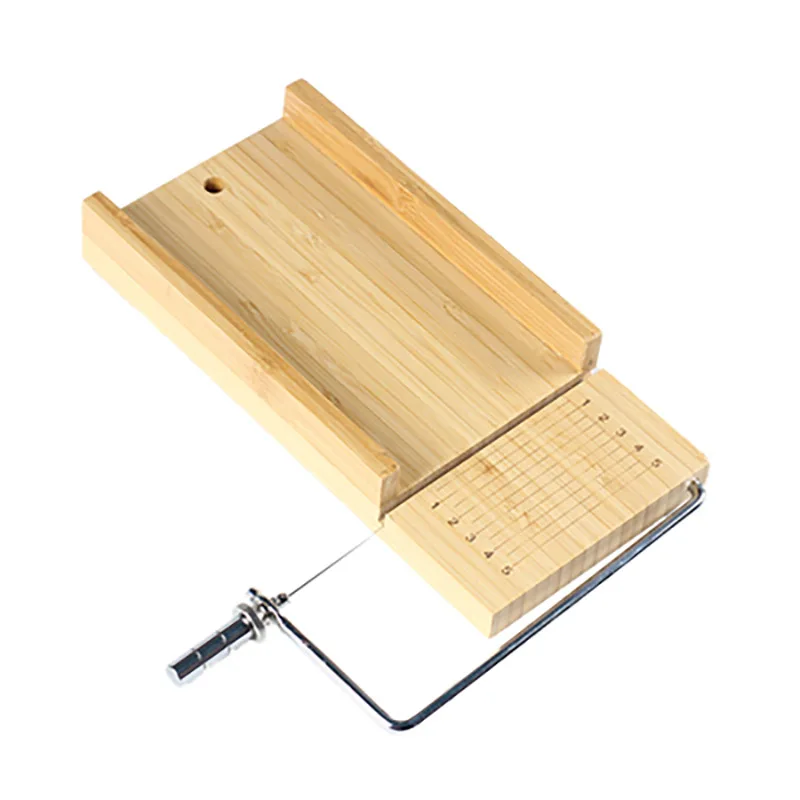 Bamboo Soap Cutter with Size Scale, Beveler, Planer Wire, Slicer, Handmade DIY, Trimming Cutting Tools