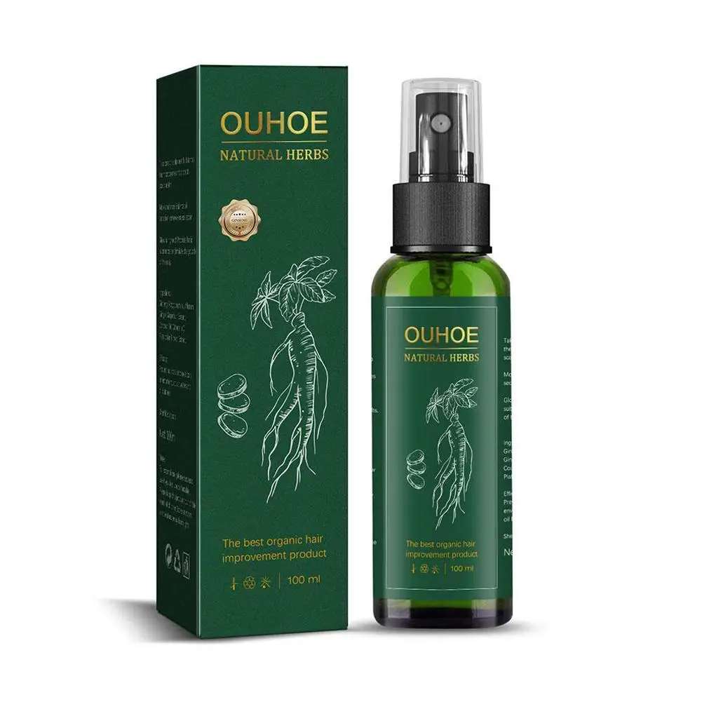 Ginseng Hair Essence Moisturizes Hair Prevent Supple Scalp Cosmetic Repair Spray Loss R6R7