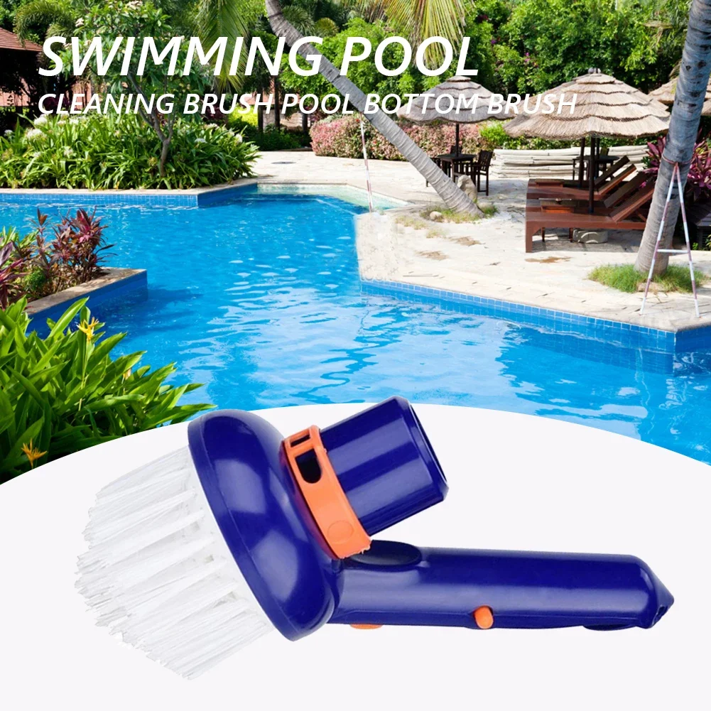 Swimming Pool Corner Vacuum Brush Spas Hot Tubs Cleaning Brushes Nylon Bristles Frame Net Skimmer Cleaner Pool Brush