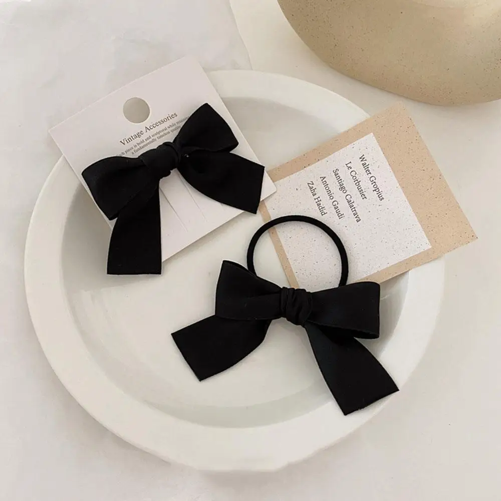 Neue Kleine Band Bögen Elastische Haarbänder Süße Elegante Pferdeschwanz Haar Ring Haar Seil für Mädchen Headwear Frauen Haar Zubehör – Detail 2