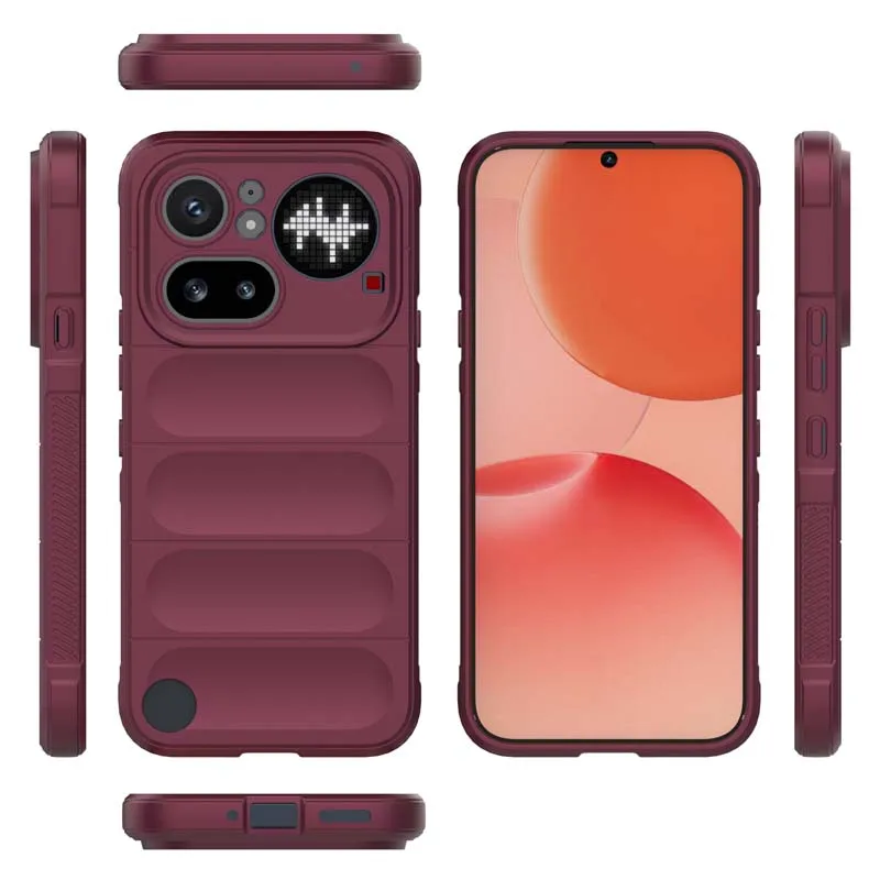 Luxury Silicone Shockproof Phone Case with 6D Air Bag Protection