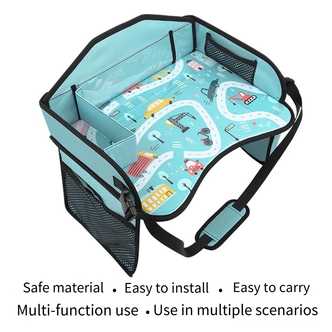 children's car seat tray 1 piece baby portable outdoor travel storage entertainment table multi-function multi-scene use children car seat tray