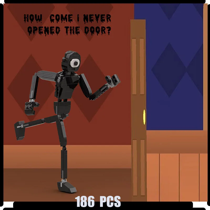 

Конструктор Moc Подарочный, 186 шт., кубики-монстры