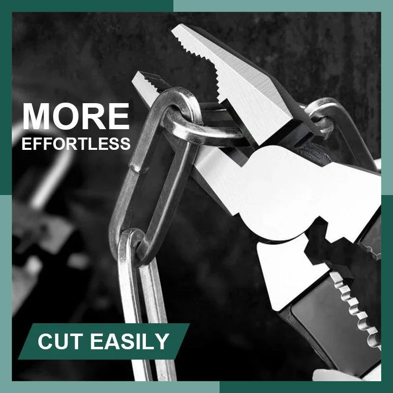 Wire Cutter Super Alloy Wire Stripper Demolisher Pliers Universal Needle Nose Electrician Metalworking Professional Tool