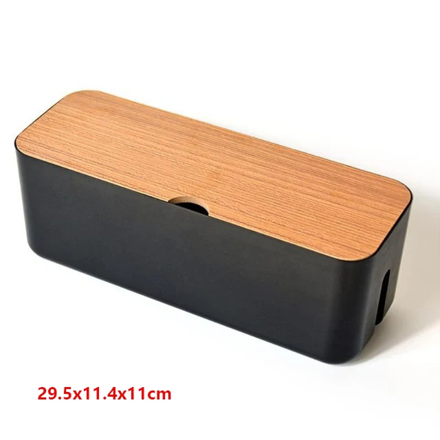 Cable Storage Box Power Strip Wire Case Anti Dust Charger Socket Organizer Network Line Storage Bin Charger Wire Management 