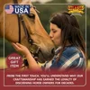 Western Wool Felt Horse Saddle Pad with Distressed Wear Leather for Horses USA-made Brown Breathable Durable