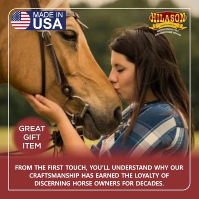 Western Wool Felt Horse Saddle Pad with Distressed Wear Leather for Horses USA-made Brown Breathable Durable