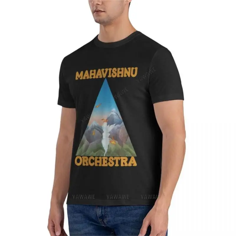 Mahavishnu Orchestra 남성용 코튼 티셔츠, 클래식 티셔츠, 커스텀 티셔츠, 여름 상의