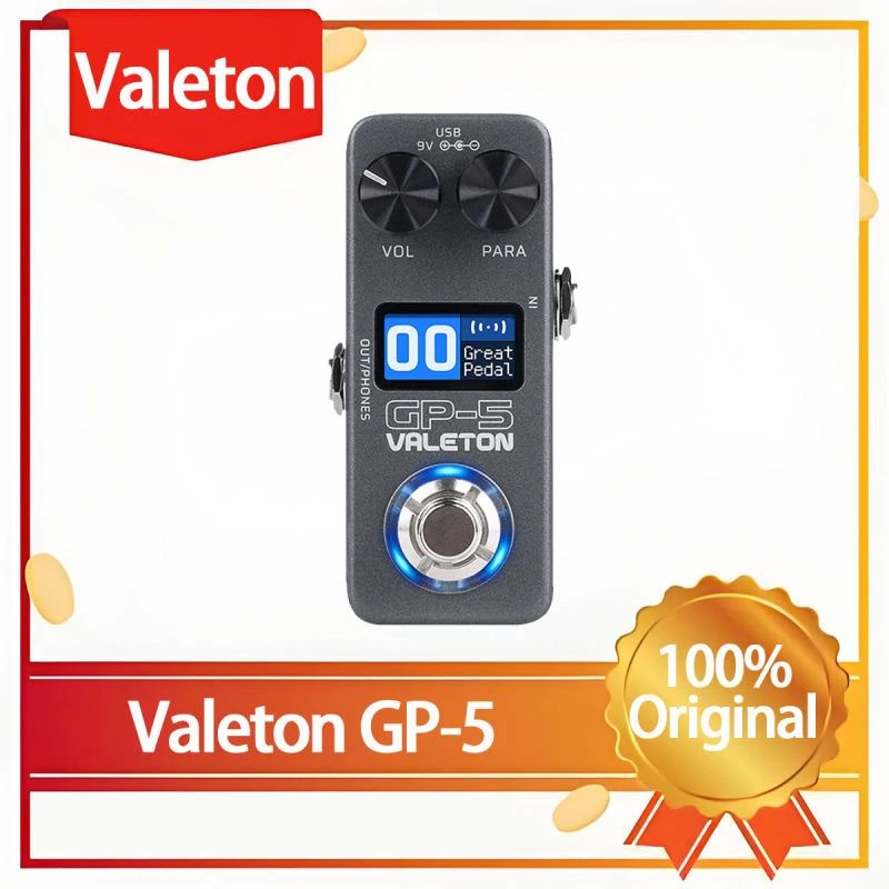New Valeton Multi-Effects Compact GP-5 Processor Bass Intelligent