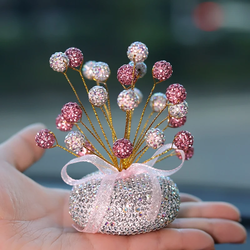 Ciondolo Per Specchietto Retrovisore Auto A Forma Di Farfalla Con Strass - Decorazione Interni Auto Donna