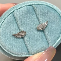 Women Shiny Crystal Angel Wings Earring Luxury Zircon Wing Earrings Punk Ear Studs Jewelry Gifts - Image 4