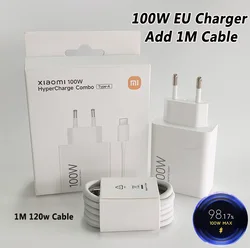 Original Xiaomi 100W Hyper Fast Charging Type - C Charger - EU with 1m 6A cable
