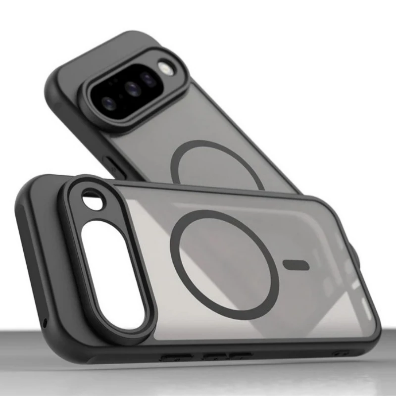 Translucent Matte Magnetic Shockproof Phone Case