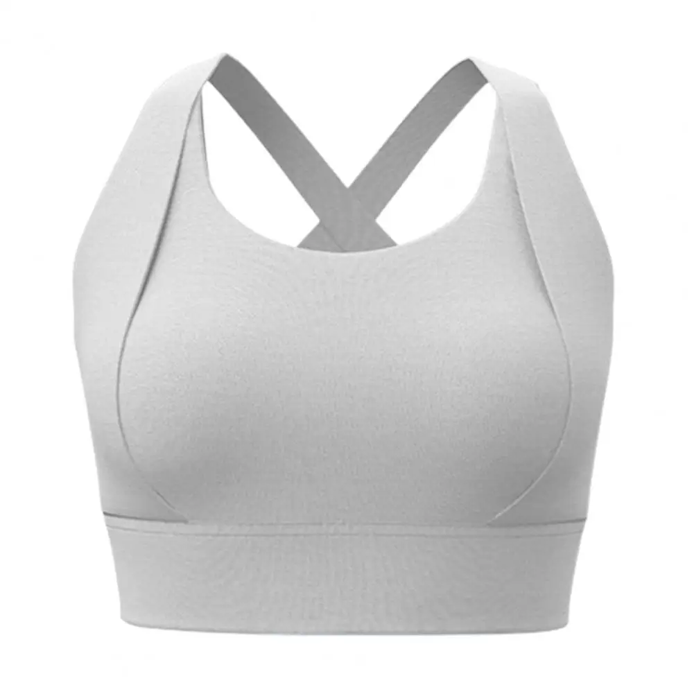 Aiithuug Sports Bra for Women Criss-Cross Back Padded Sports Bras Bounce  Control Support Yoga Bra with Removable Cups Gym Bra