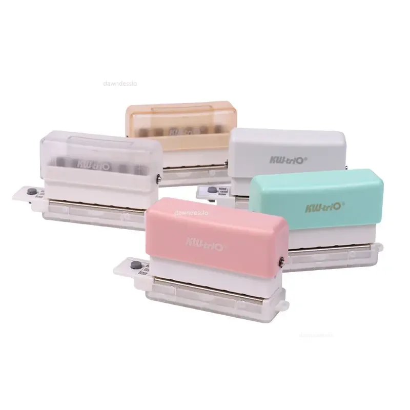 

Stitcher Mini Stationery Macaron Machine Optional Hole Office Book 6-hole Punching Detection Page Five-color